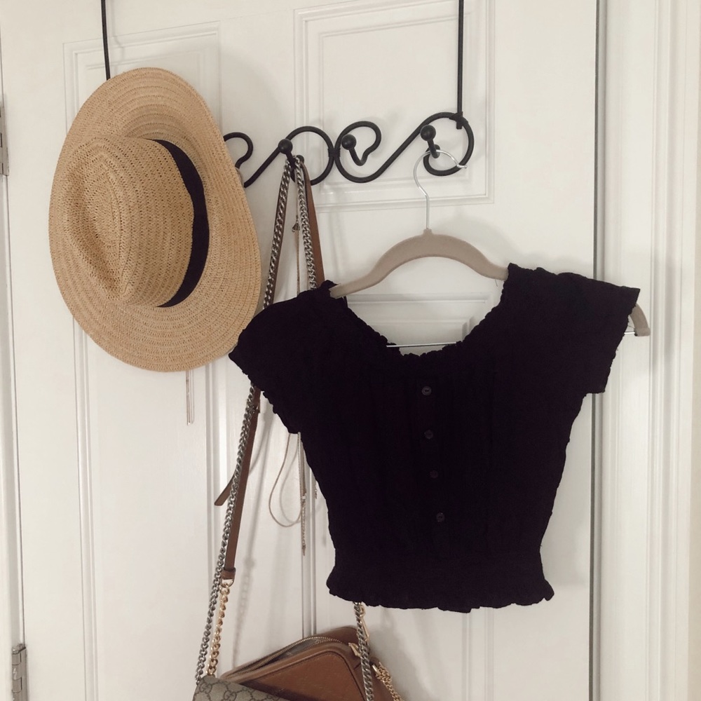 textured blouse